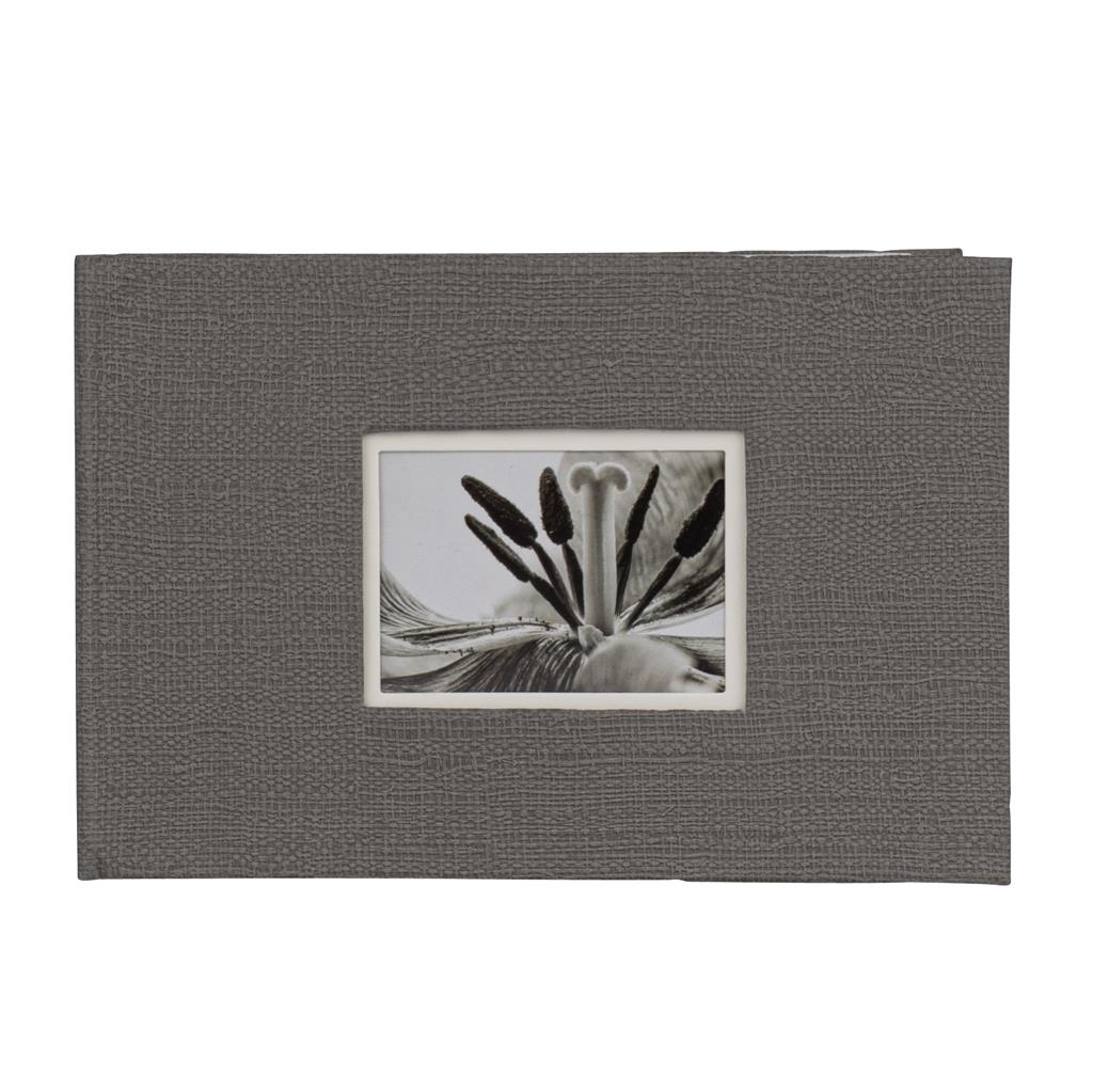 Slip-in Hardcover Album 40 UniTex 10x15 – Grau