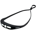 DÖRR S-Light LED Stirnlampe schwarz, Seitenansicht des schlanken Designs mit drei Frontleuchten und verstellbarem Stirnband.