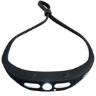 DÖRR S-Light LED Stirnlampe Draufsicht mit flexiblem Stirnband und Drucktasten zur Steuerung von Lichtmodi.