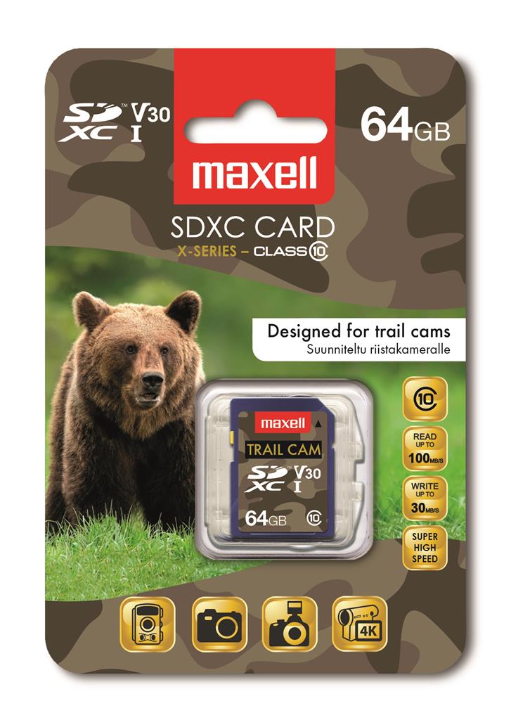Memory Card TRAIL CAM SDXC Class 10 – 64 GB