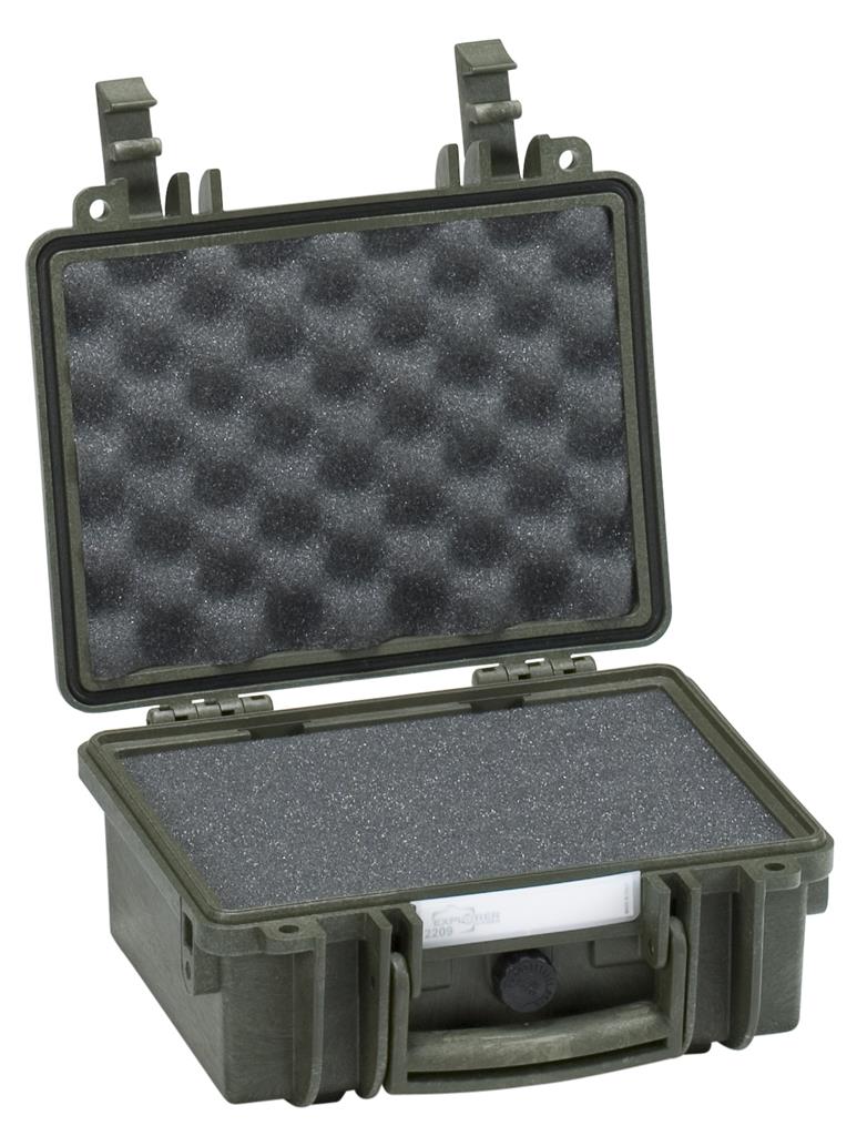 EXPLORER Cases protective case 2209 – Military Green / With pre-cubed foam