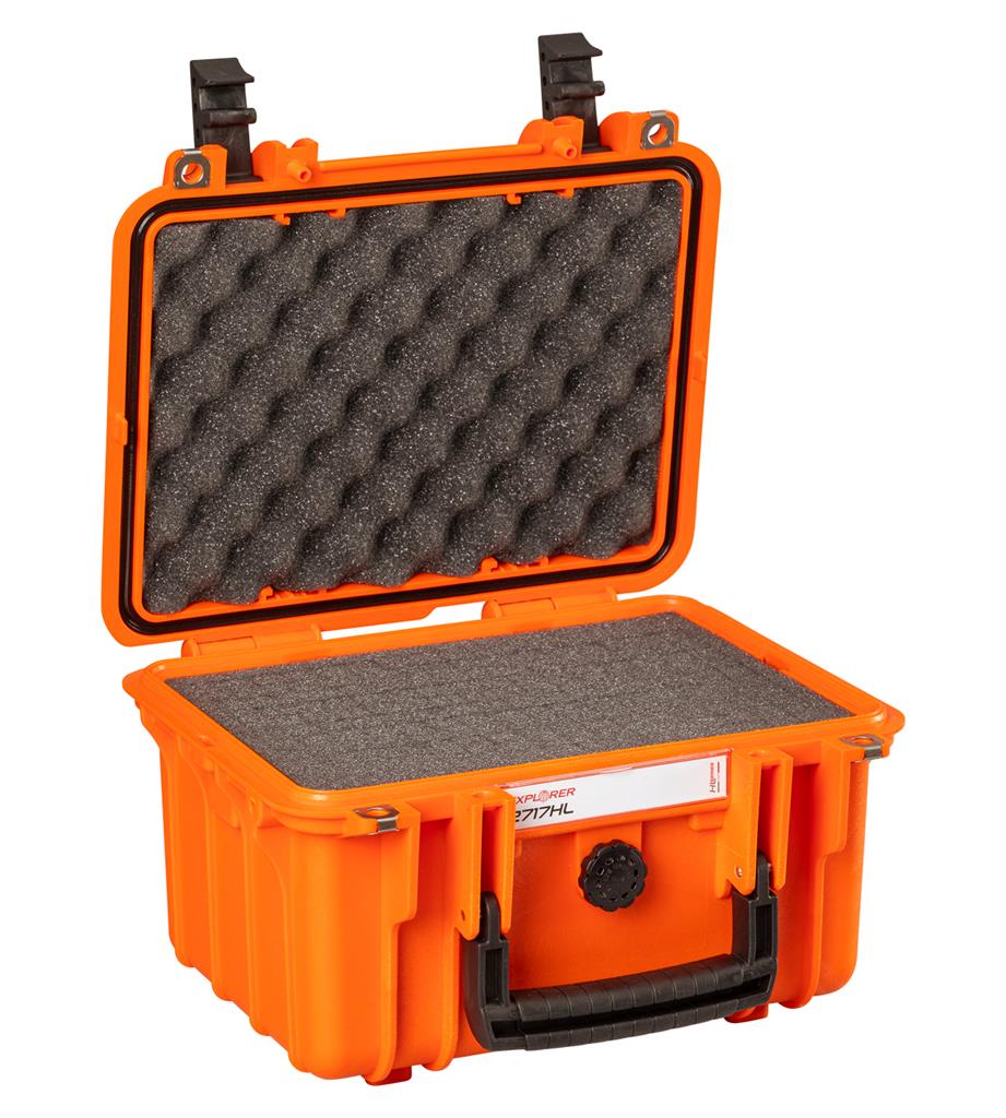 EXPLORER Cases protective case 2717 – Orange / With pre-cubed foam / Heavenly Light
