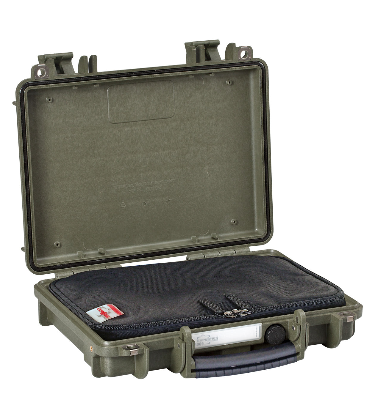 EXPLORER Cases protective case 3005 – Military Green / With pistol bag