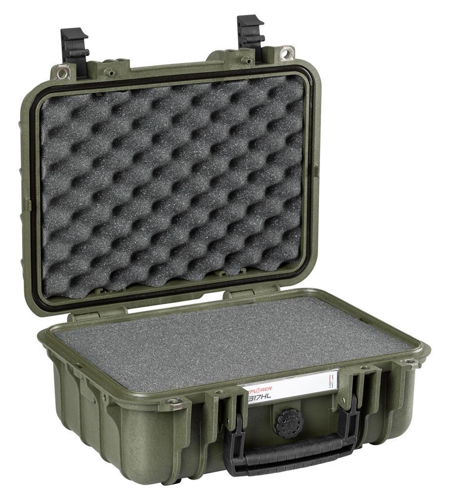 EXPLORER Cases protective case 3317 – Military Green / With pre-cubed foam / Heavenly Light