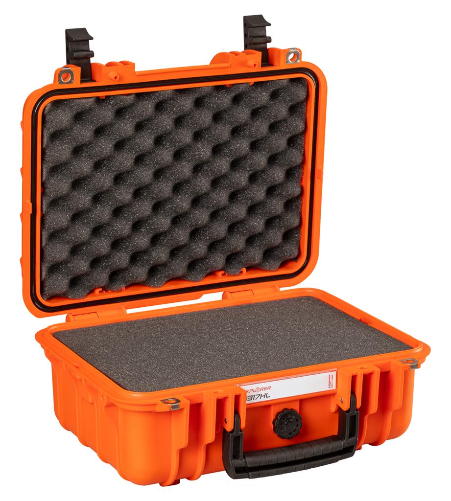 EXPLORER Cases protective case 3317 – Orange / With pre-cubed foam / Heavenly Light