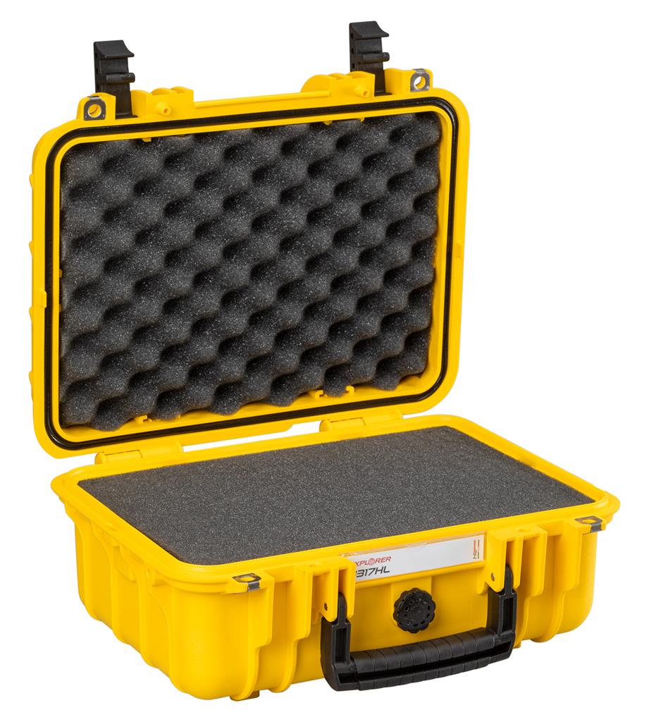 EXPLORER Cases protective case 3317 – Yellow / With pre-cubed foam / Heavenly Light