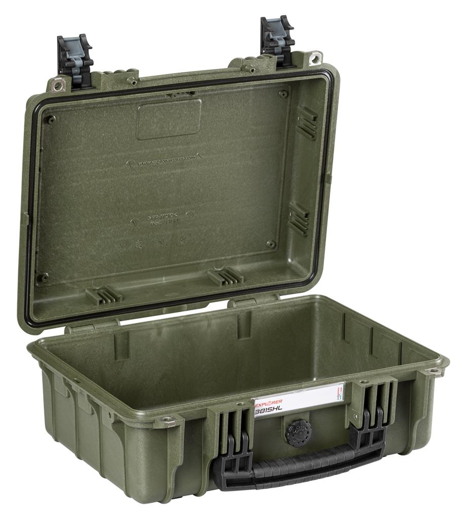 EXPLORER Cases protective case 3815 – Military Green / Empty Case