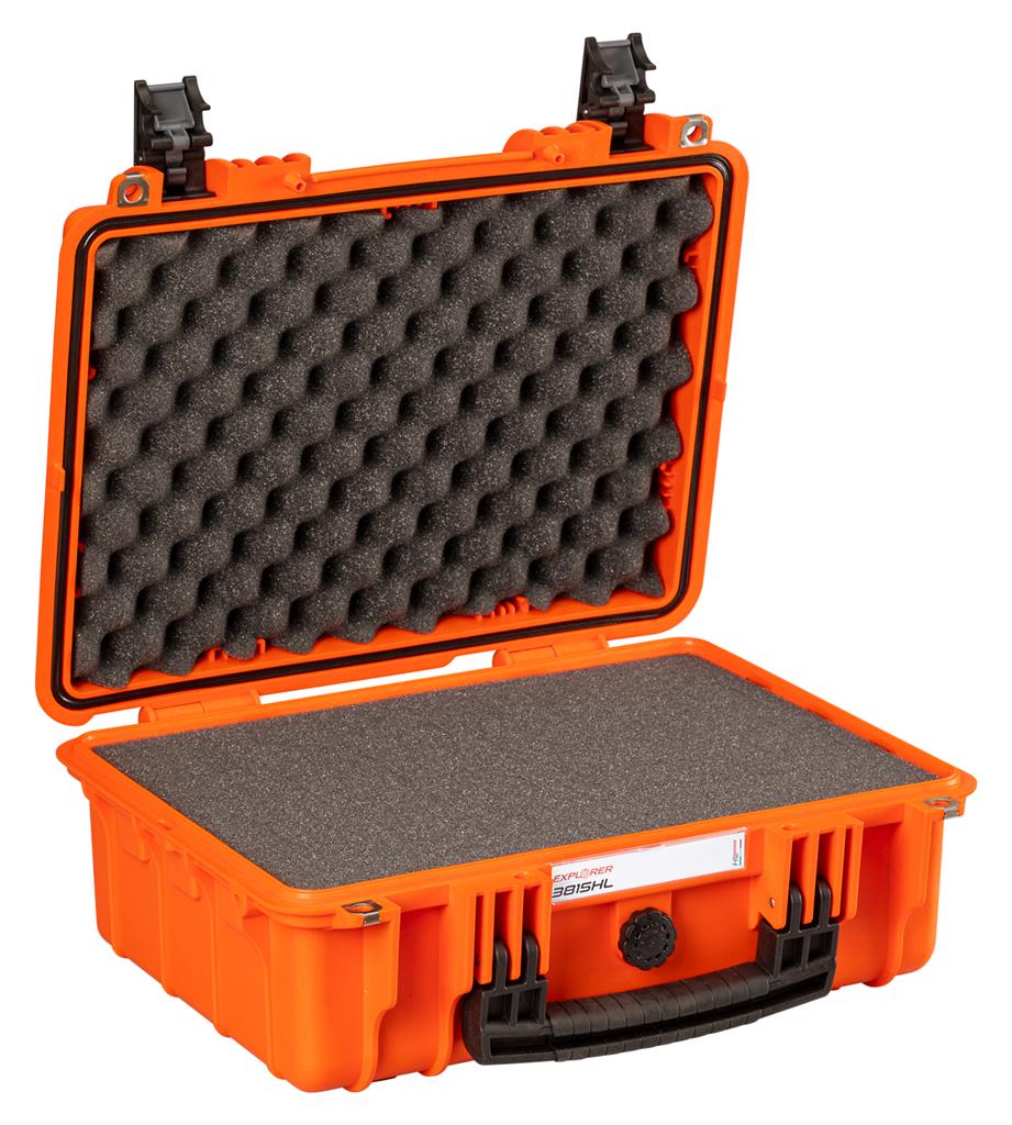 EXPLORER Cases protective case 3815 – Orange / With pre-cubed foam
