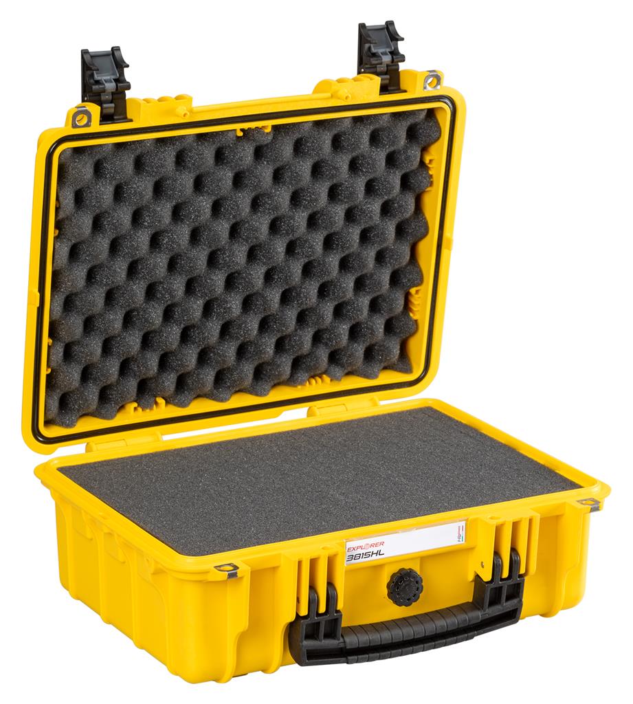 EXPLORER Cases protective case 3815 – Yellow / With pre-cubed foam