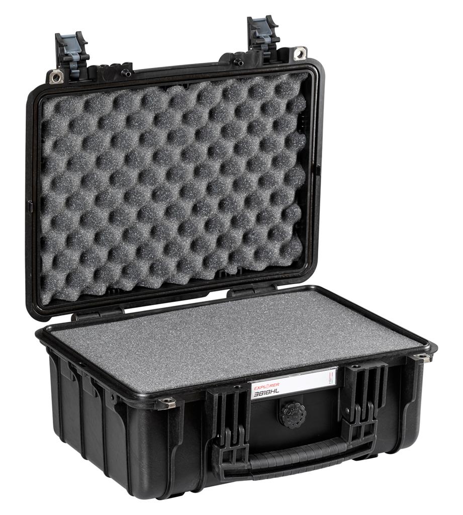 EXPLORER Cases protective case 3818 – Black / With pre-cubed foam / Heavenly Light