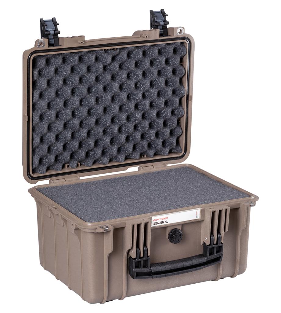 EXPLORER Cases protective case 3823 – Desert Sand / With pre-cubed foam