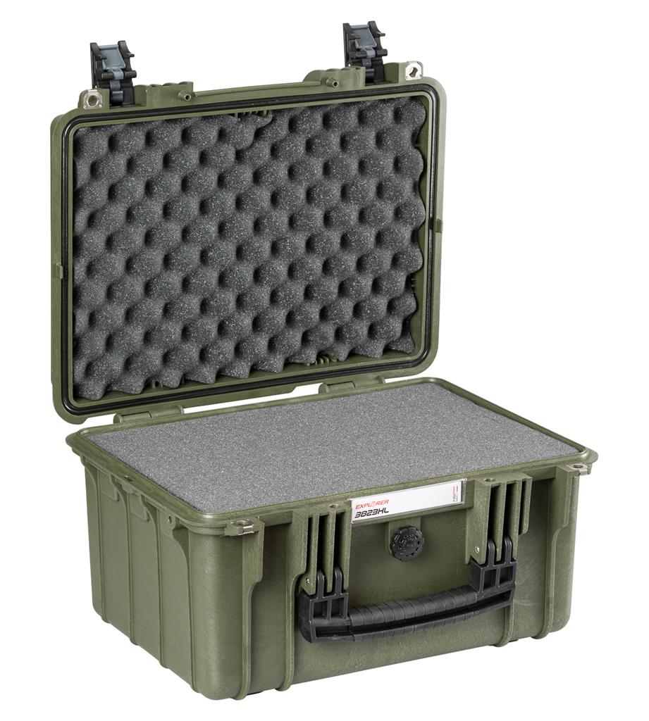 EXPLORER Cases protective case 3823 – Military Green / With pre-cubed foam