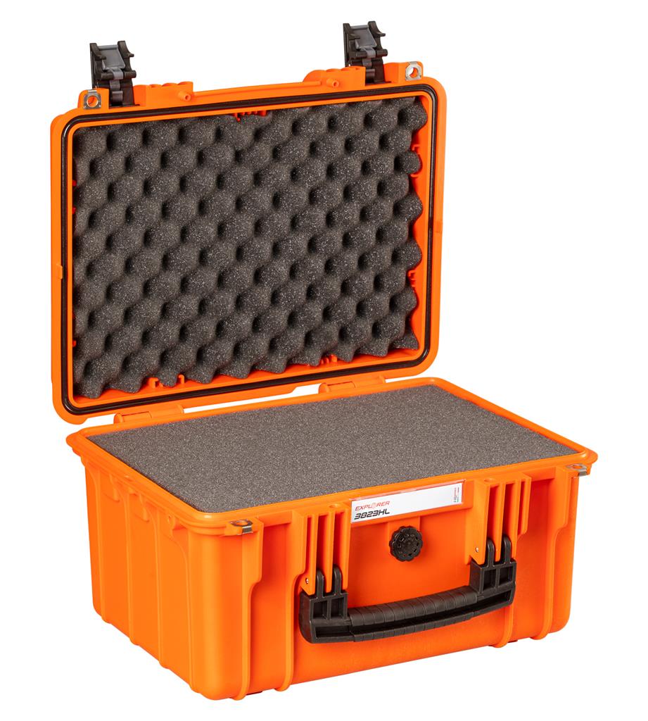 EXPLORER Cases protective case 3823 – Orange / With pre-cubed foam