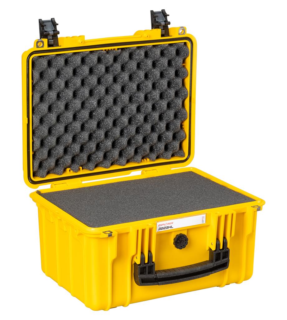 EXPLORER Cases protective case 3823 – Yellow / With pre-cubed foam