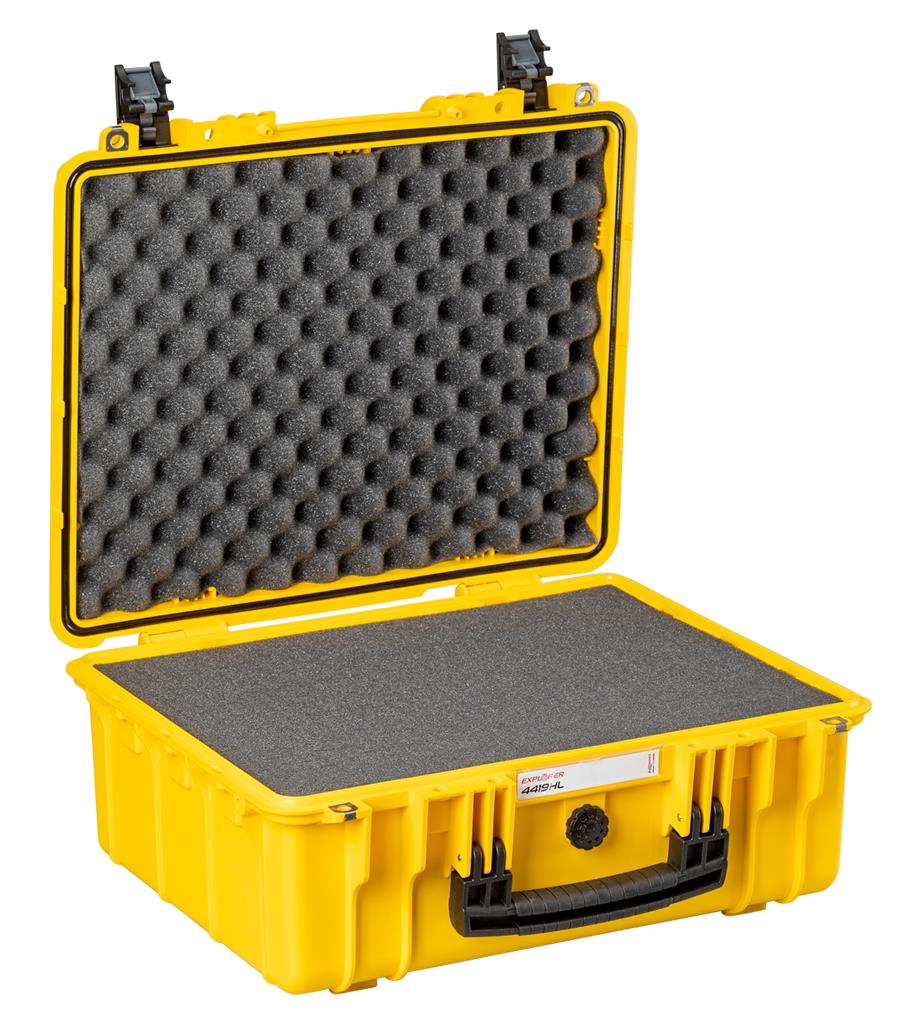 EXPLORER Cases protective case 4419 – Yellow / With pre-cubed foam / Heavenly Light