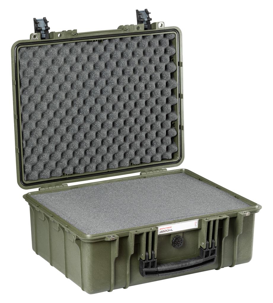 EXPLORER Cases protective case 4820 – Military Green / With pre-cubed foam / Heavenly Light