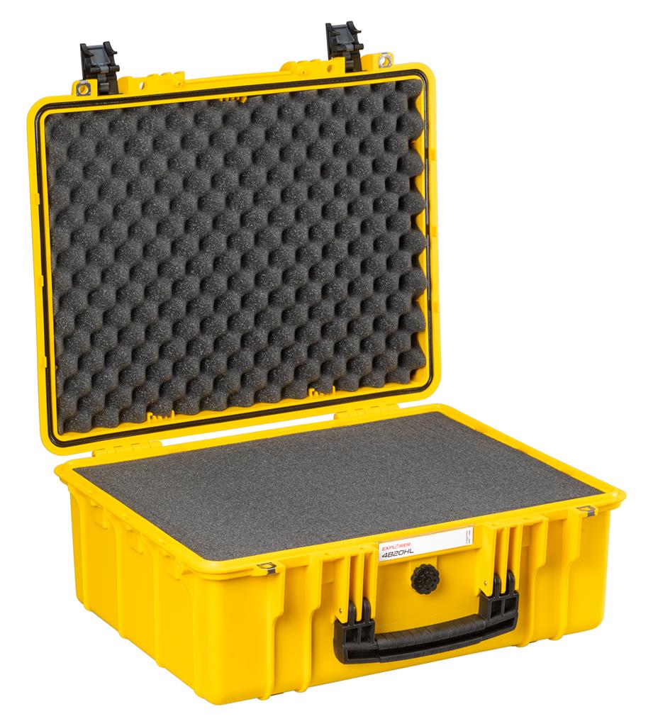 EXPLORER Cases protective case 4820 – Yellow / With pre-cubed foam / Heavenly Light