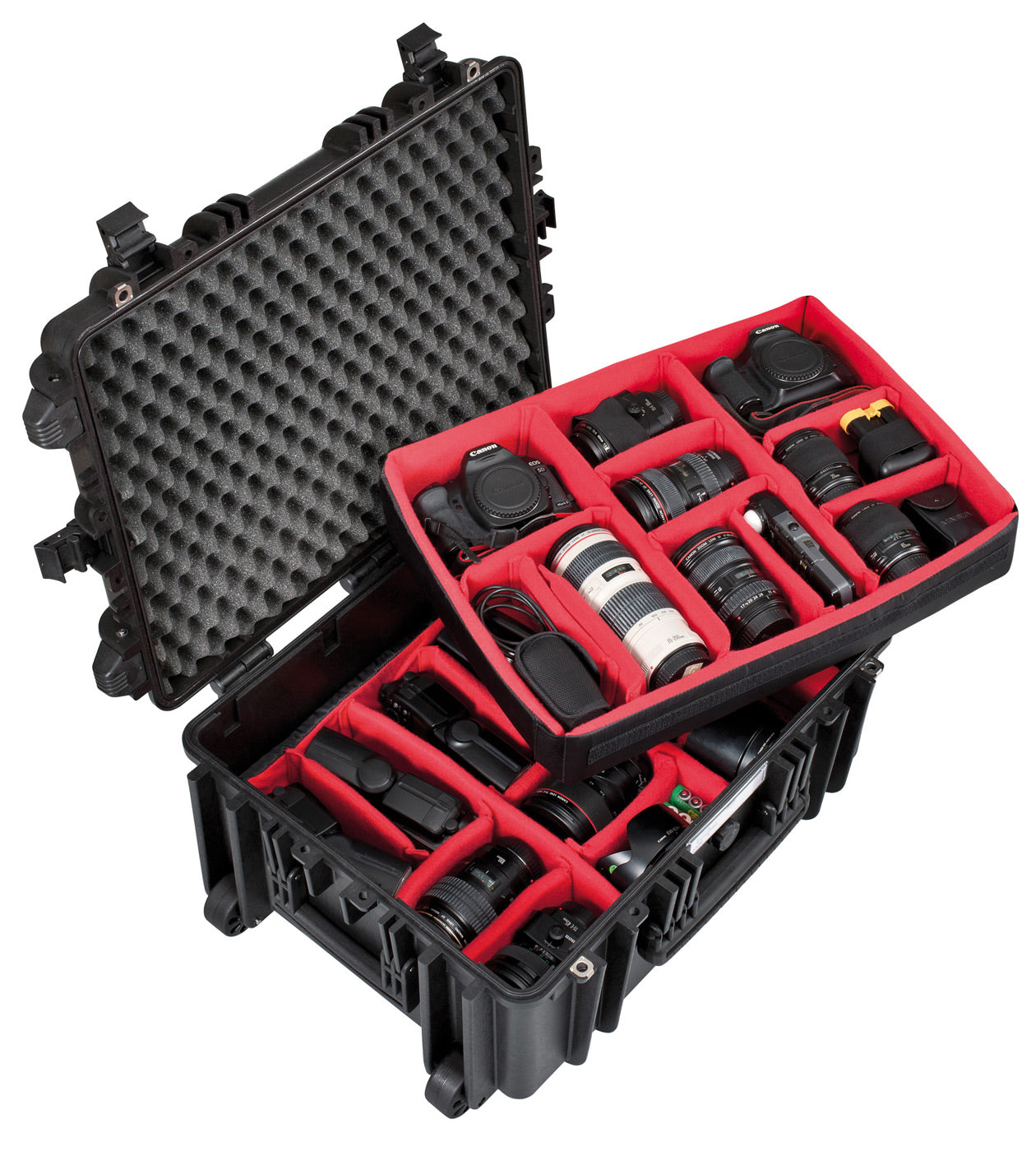 EXPLORER Cases protective case 5326 – Black / With divider kit