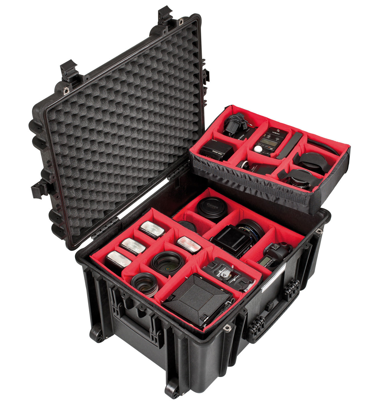 EXPLORER Cases protective case 5833 – Black / With divider kit