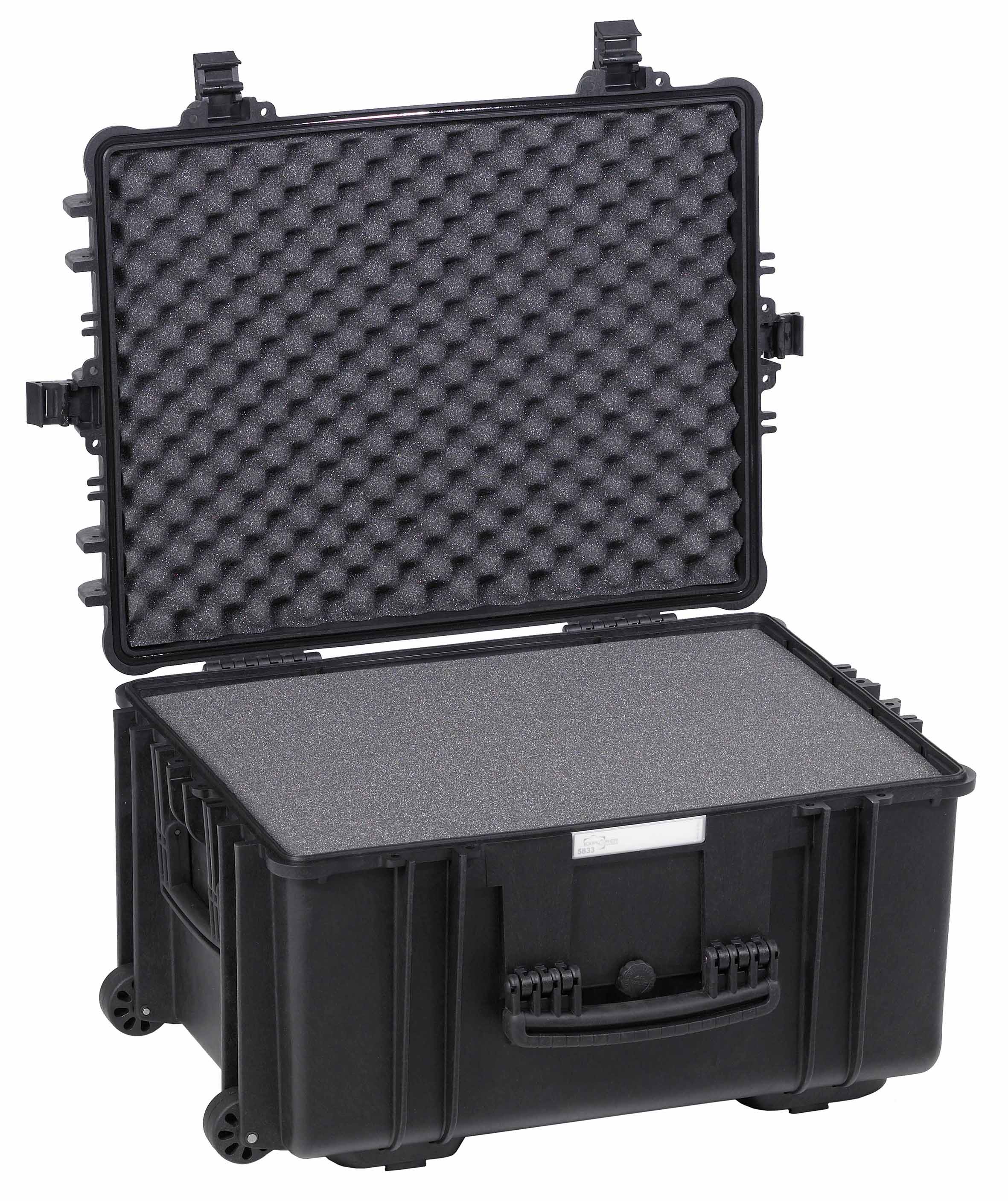 EXPLORER Cases protective case 5833 – Black / With pre-cubed foam
