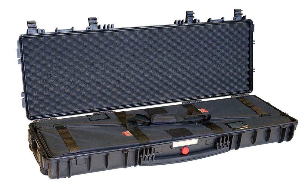 EXPLORER Cases Schutzkoffer RED11413 – Schwarz / Mit 2 Gewehrtaschen