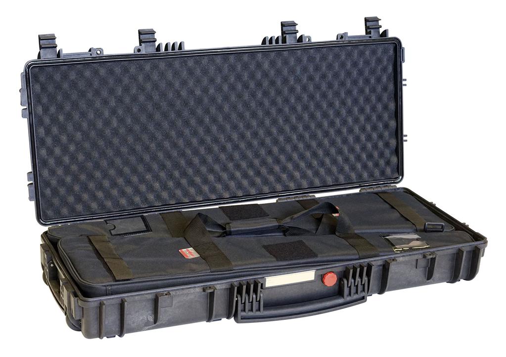 EXPLORER Cases Schutzkoffer RED9413 – Schwarz / Mit 2 Gewehrtaschen