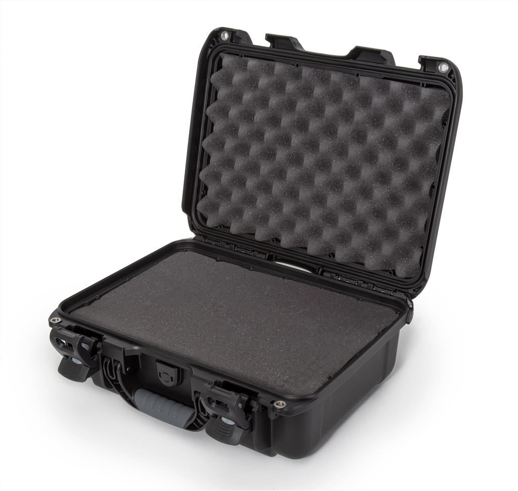 Koffer 381x267x157 mm Mod. 920 – Schwarz / Mit Würfelschaumstoff