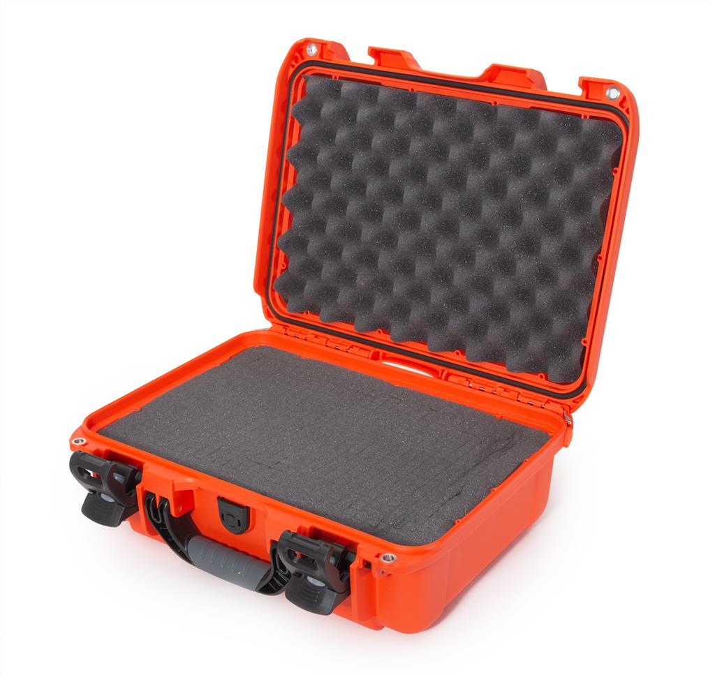 Koffer 381x267x157 mm Mod. 920 – Orange / Mit Würfelschaumstoff