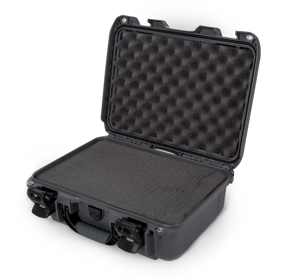 Koffer 381x267x157 mm Mod. 920 – Graphit / Mit Würfelschaumstoff