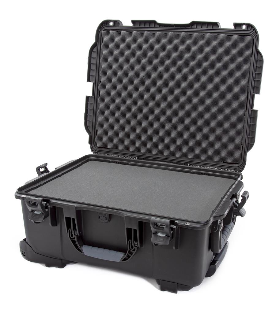 Koffer 559x432x259 mm Mod. 955 – Schwarz / Mit Würfelschaumstoff