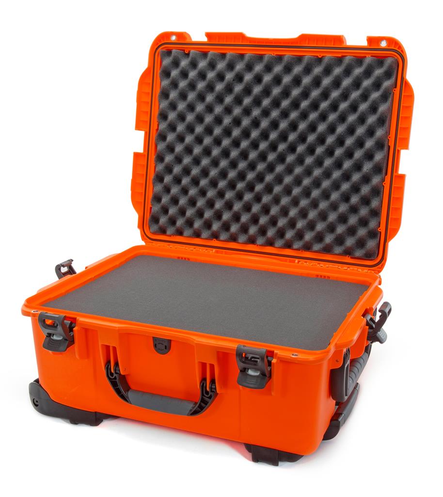 Koffer 559x432x259 mm Mod. 955 – Orange / Mit Würfelschaumstoff