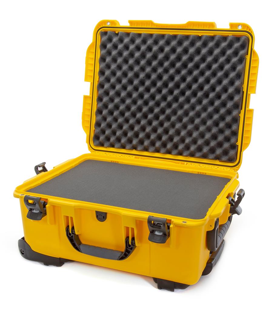 Koffer 559x432x259 mm Mod. 955 – Gelb / Mit Würfelschaumstoff
