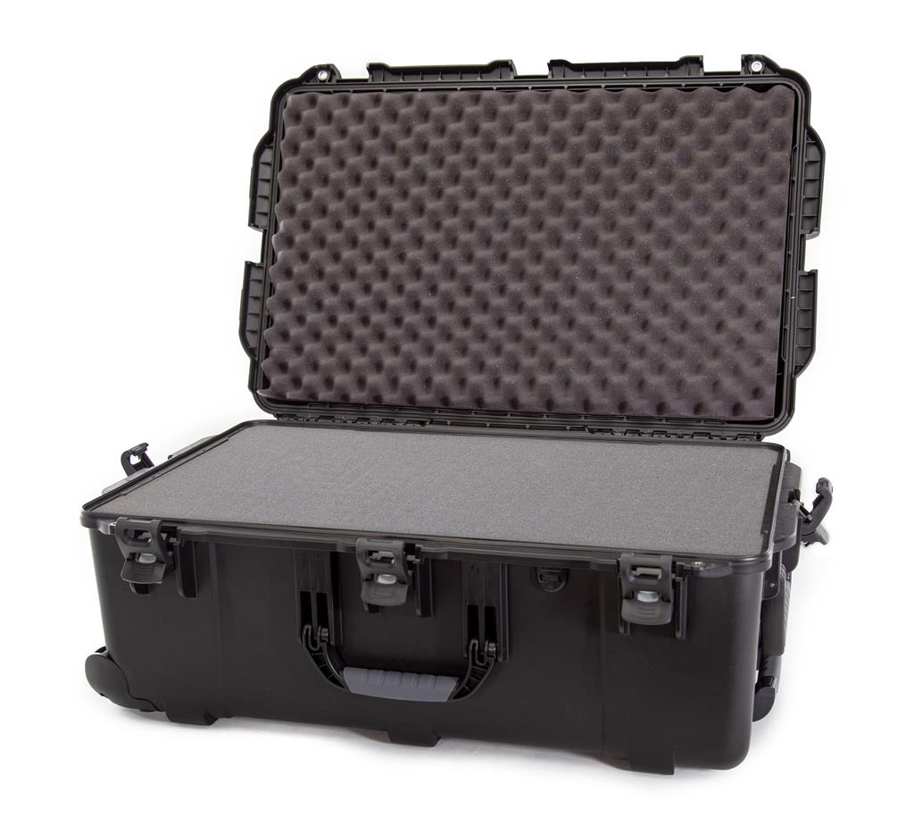 Koffer 737x457x269 mm Mod. 963 – Schwarz / Mit Würfelschaumstoff