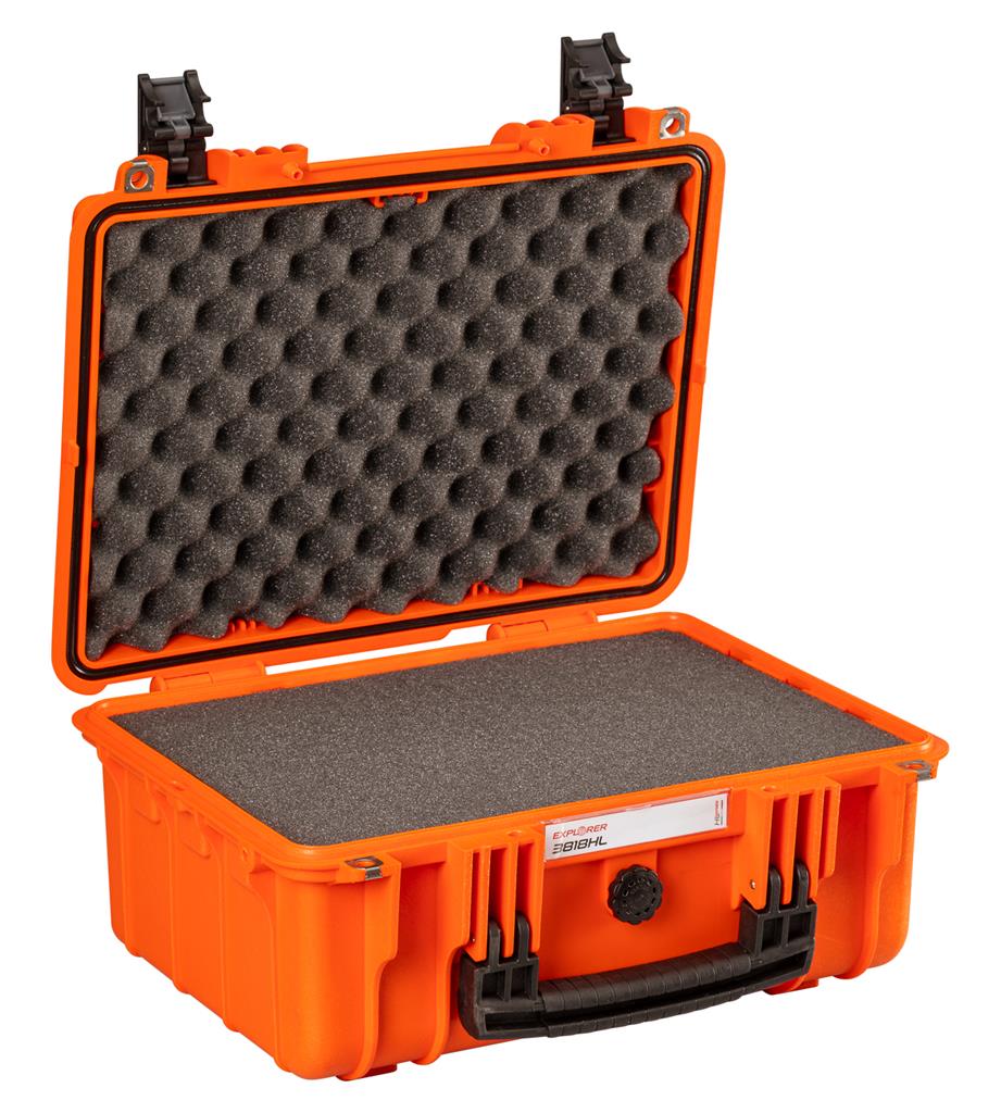 EXPLORER Cases protective case 3818 – Orange / With pre-cubed foam / Heavenly Light